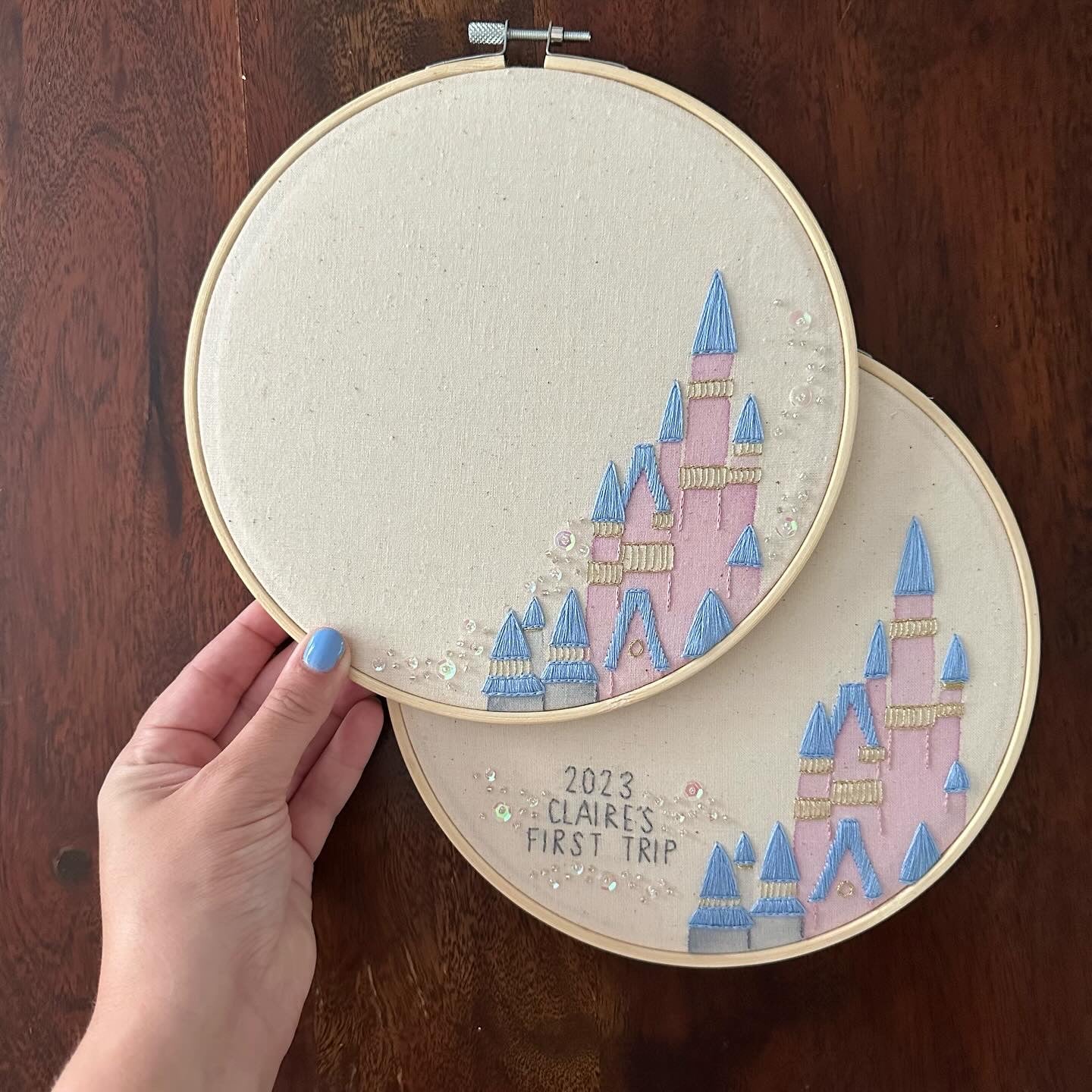 PREORDER- Deluxe Castle Autograph Hoop