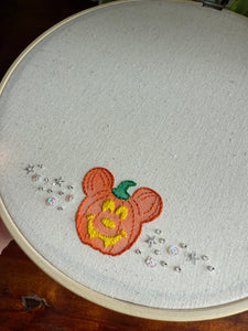 8” Halloween Autograph Hoop - Ready to Ship