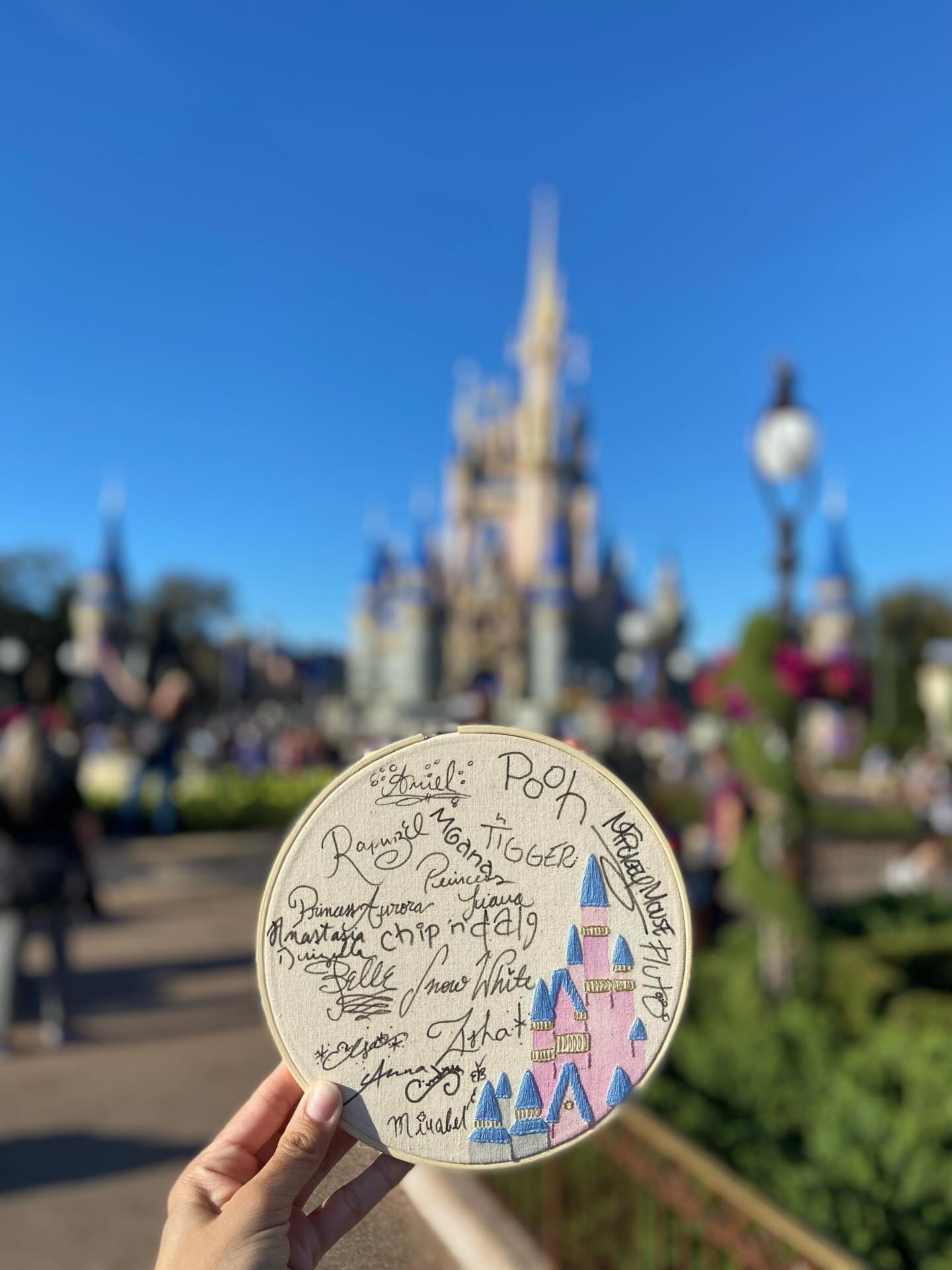 PREORDER- Deluxe Castle Autograph Hoop