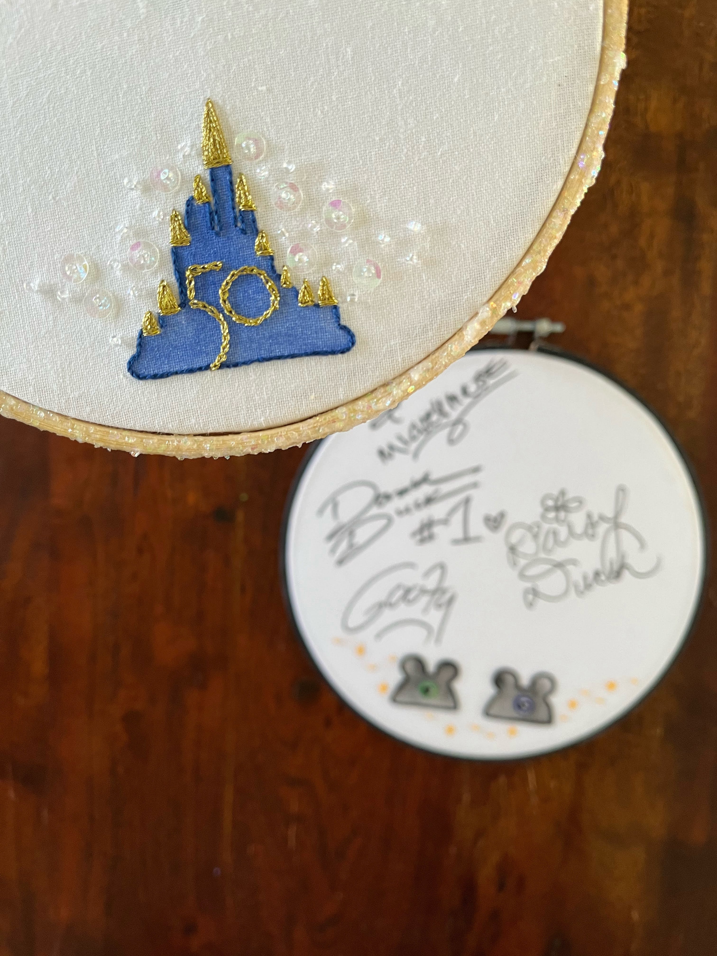 Custom Autograph Hoops (6”/8”)
