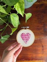 Load image into Gallery viewer, Love Heart - Feral Girls Read (Pink)
