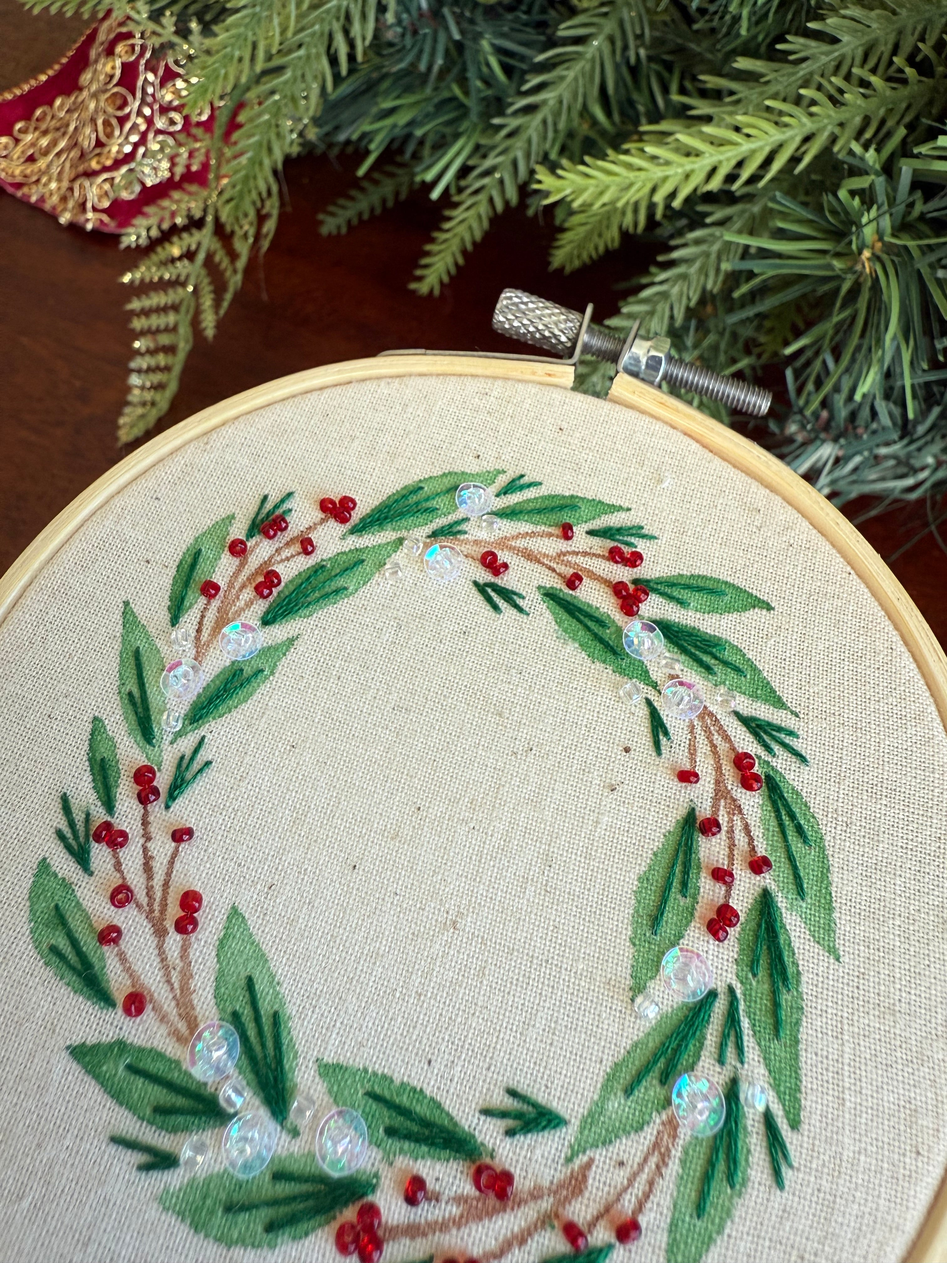 Wreath 1 - Fluffy Holly