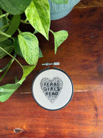 Load image into Gallery viewer, Love Heart - Feral Girls Read (Black)
