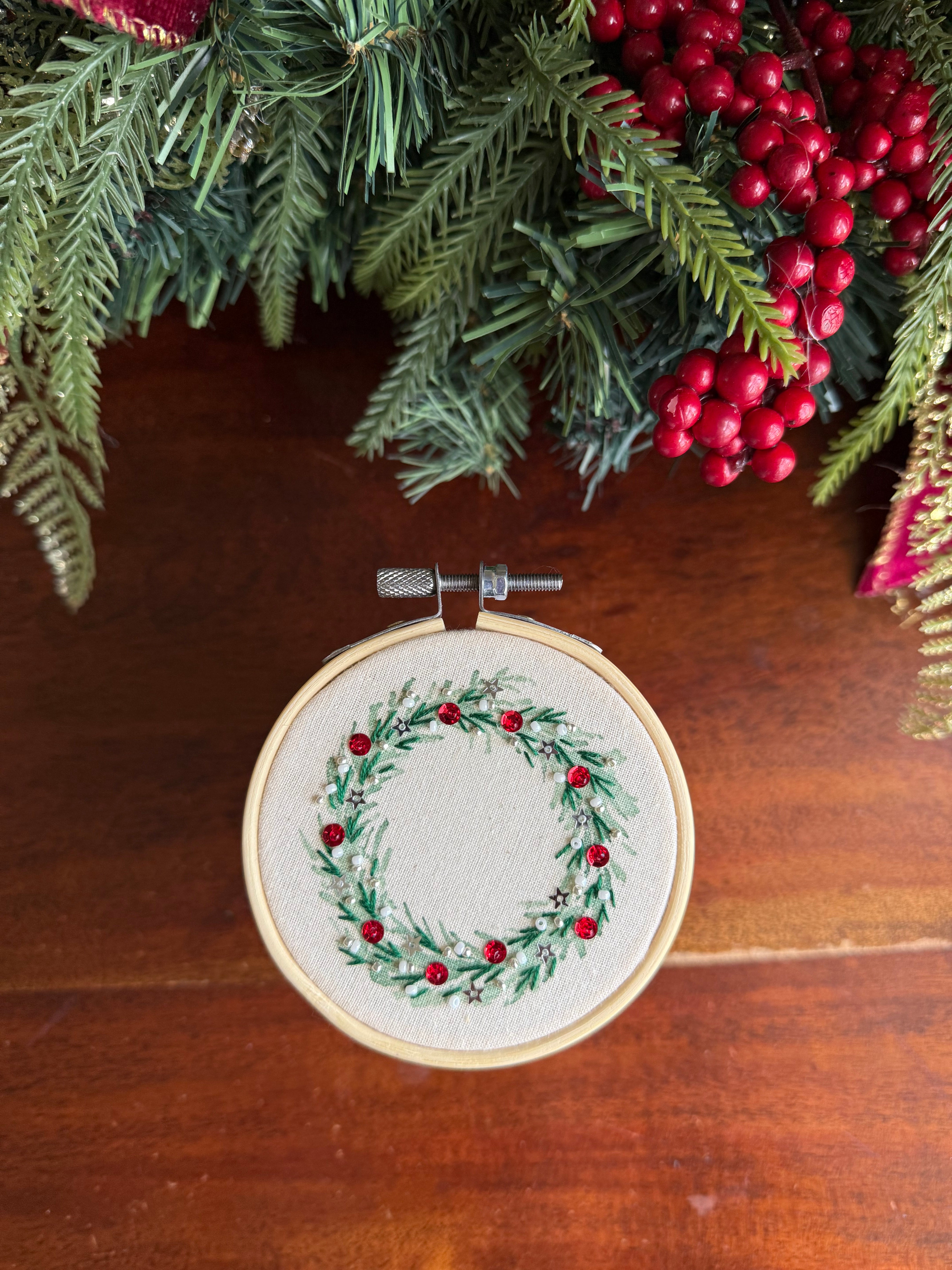 Wreath 11 - Red Baubles