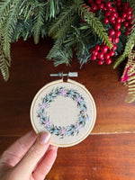 Load image into Gallery viewer, Wreath 9 - Evergreen Snowflakes
