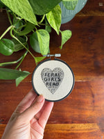 Load image into Gallery viewer, Love Heart - Feral Girls Read (Black)
