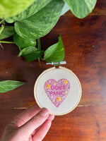 Load image into Gallery viewer, Love Heart - DON’T PANIC
